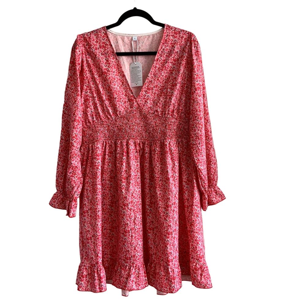 Made With Love Large Floral Peasant Style Dress